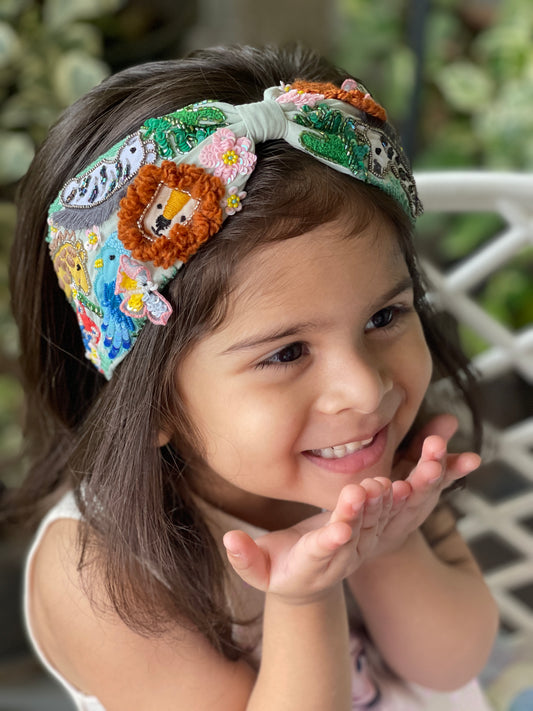 Safari headband On Kids