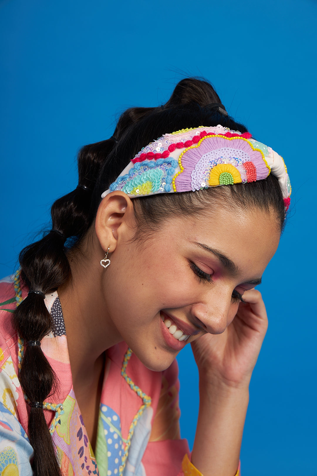 Cara embroidered headband