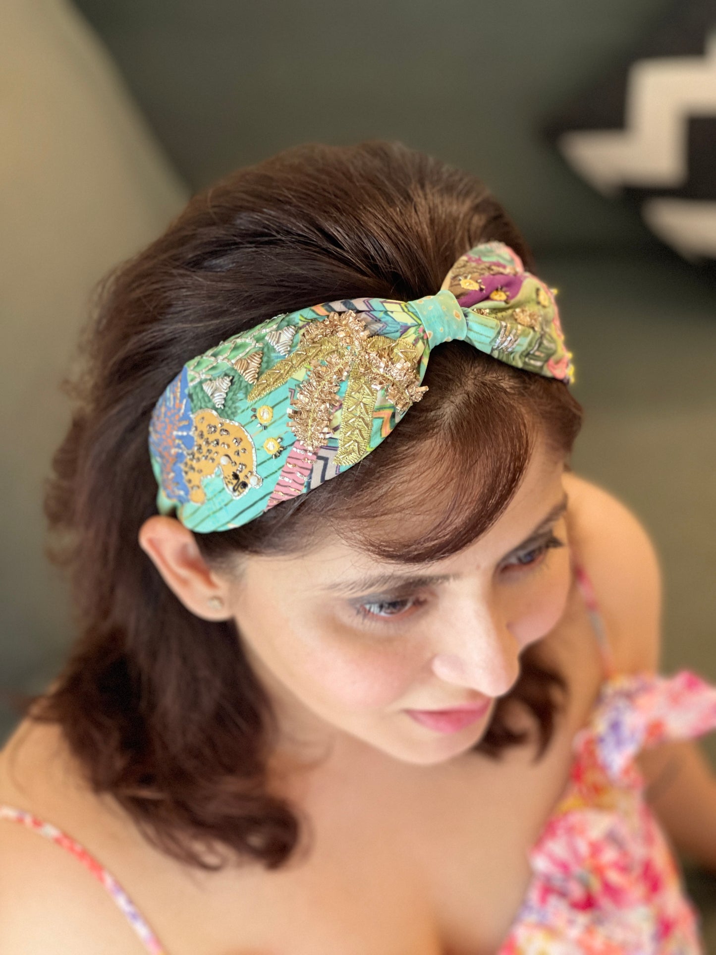 Fleur Forest Embroidered Headband (Joey & Pooh X Payal Singhal)