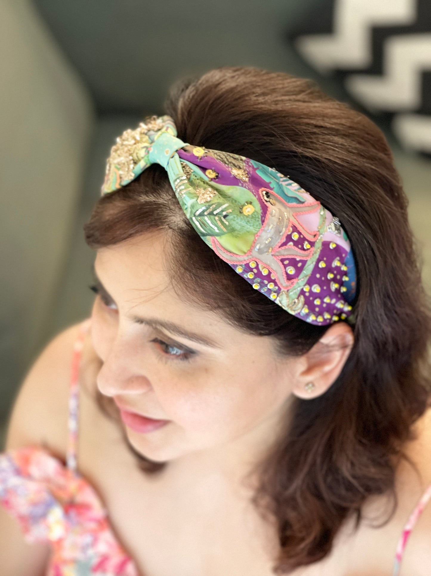 Fleur Forest Embroidered Headband (Joey & Pooh X Payal Singhal)