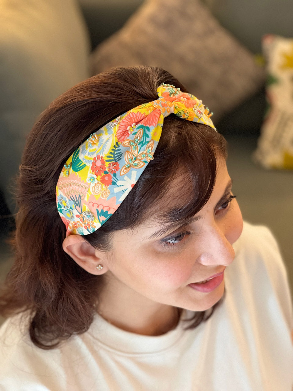 Mae Garden Embroidered Headband