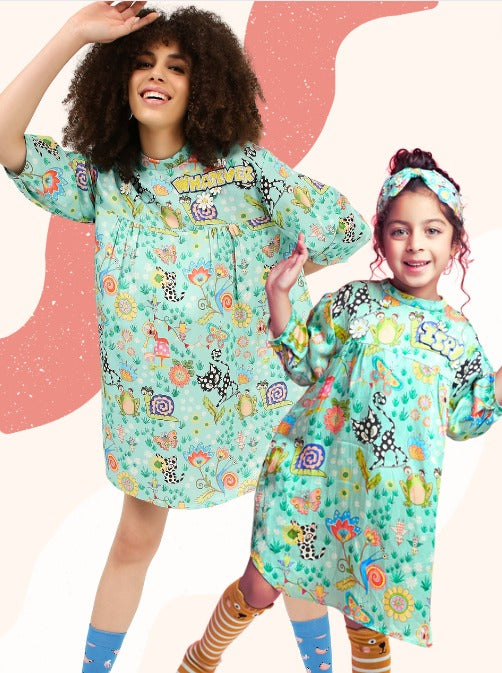 Once And Floral Tunic Dress Mom & Me