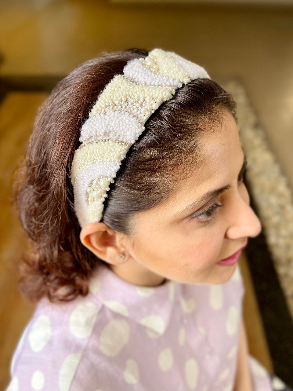 Poppy Pearl Handmade Headband